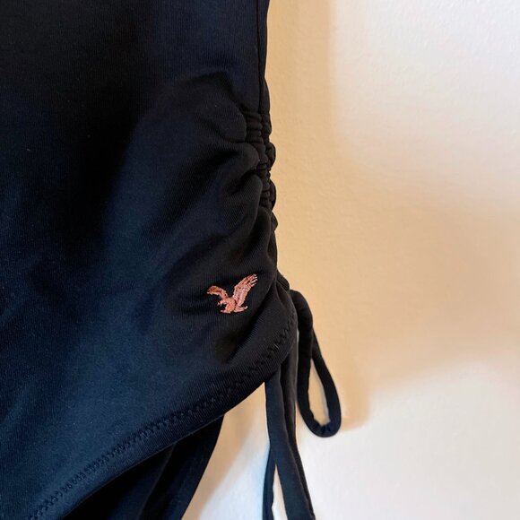 American Eagle Ruched-Side One-Piece Swimsuit - Picture 3 of 7